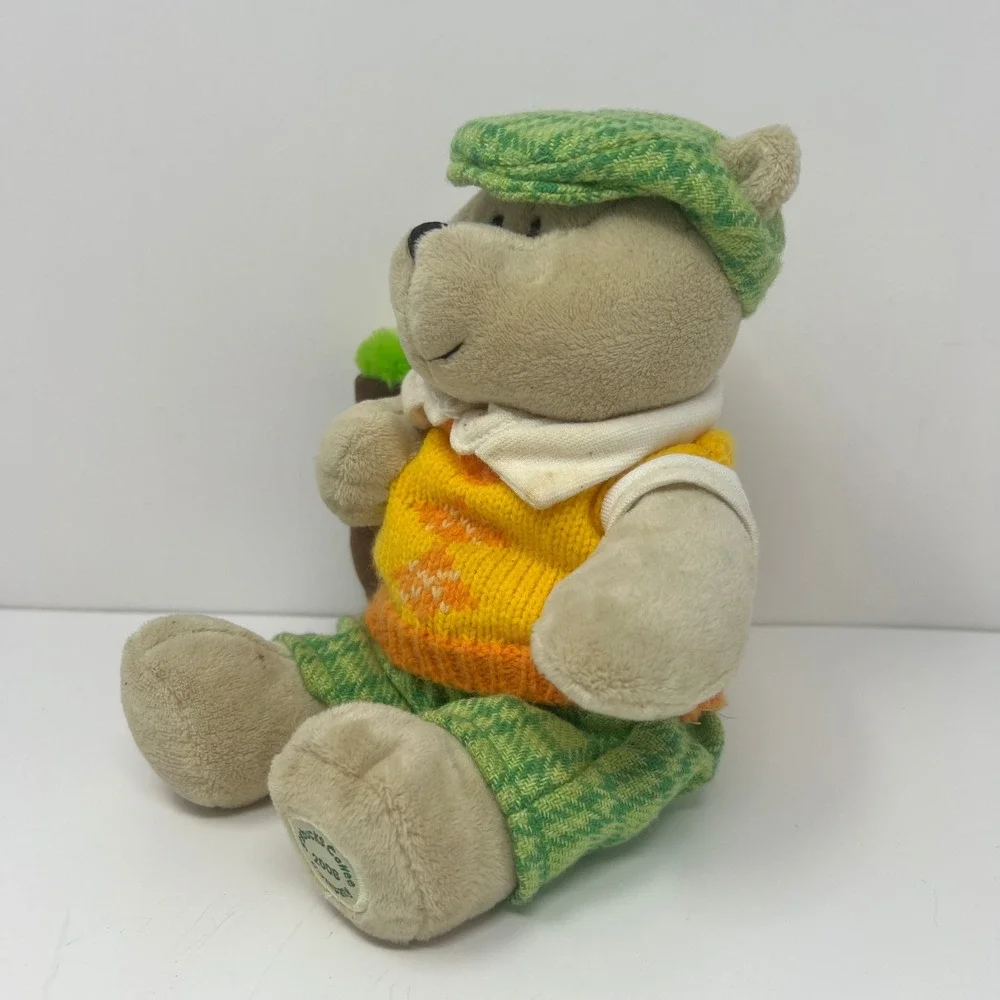 Starbucks‎ Bearista Plush 2006 Golf Theme 50th Edition Tan Green Hat 9